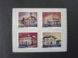 Helvetia Briefmarken-Serie "Bahnhöfe" 2018, Ersttagsstempel