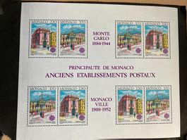 Monaco 1990 Block Europa CEPT Postgebäude