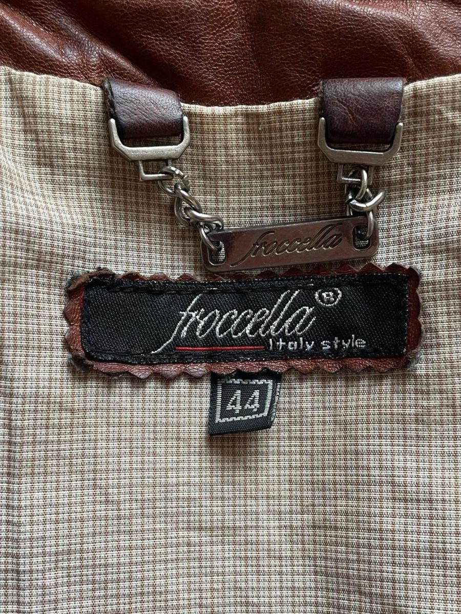 Giacche: Veste en cuir marron, S/M – Usato da Troinex venduto da Irisglo 6