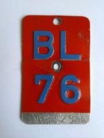 Velonummer BL 1976