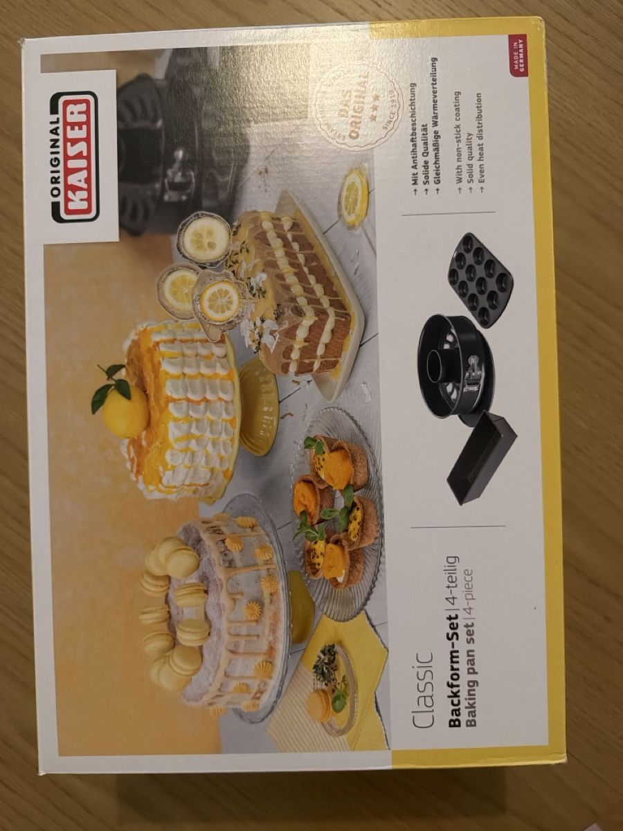 Kaiser Backformen: Kaiser Classic Backform-Set, 4-teilig, originalverpackt – Neu (gemäss Beschreibung) aus Fehraltorf von milady