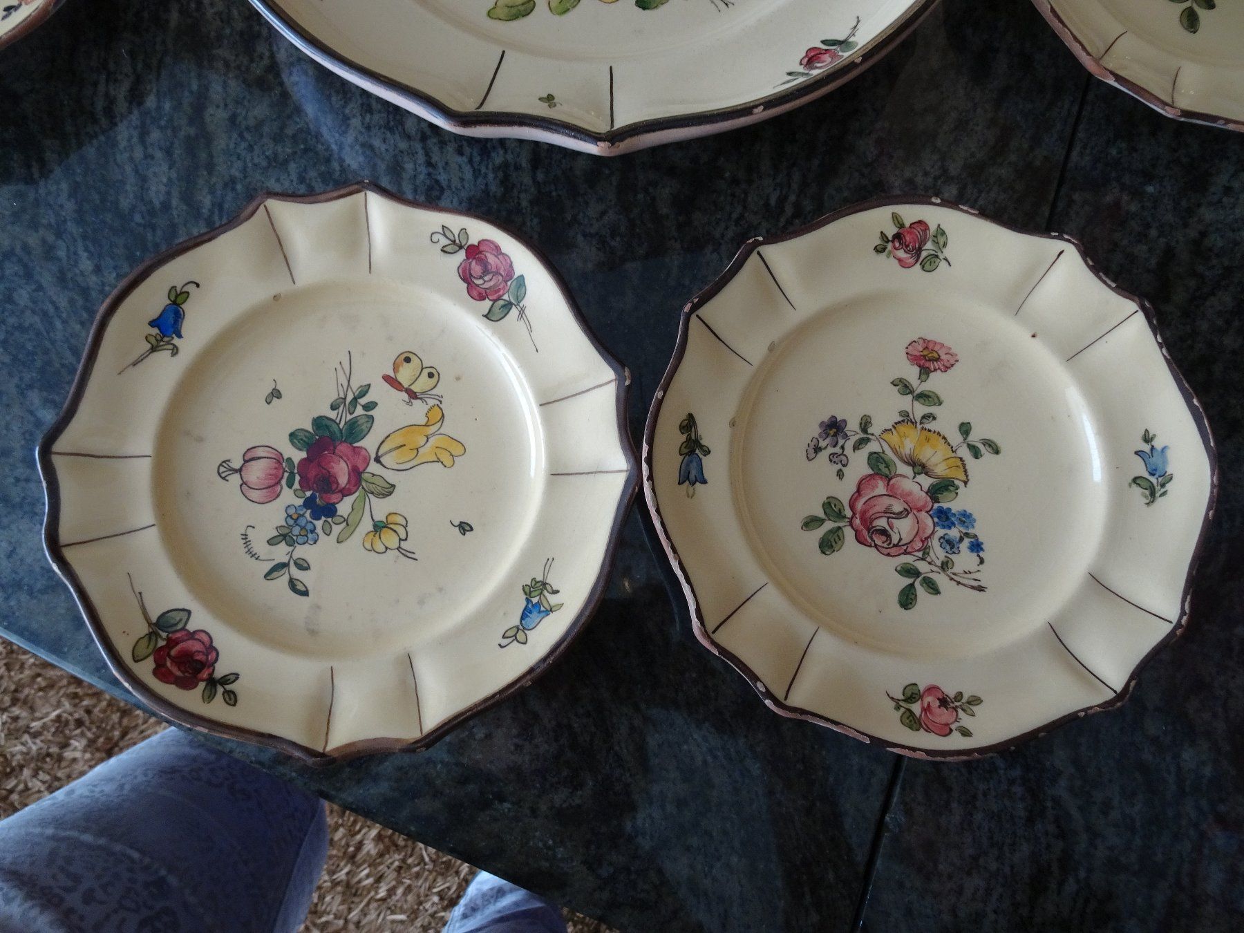 Set di piatti: seltenes altes " Luzerner Keramik"  -Geschirr-Set – Usato da Vitznau venduto da Mina60 4