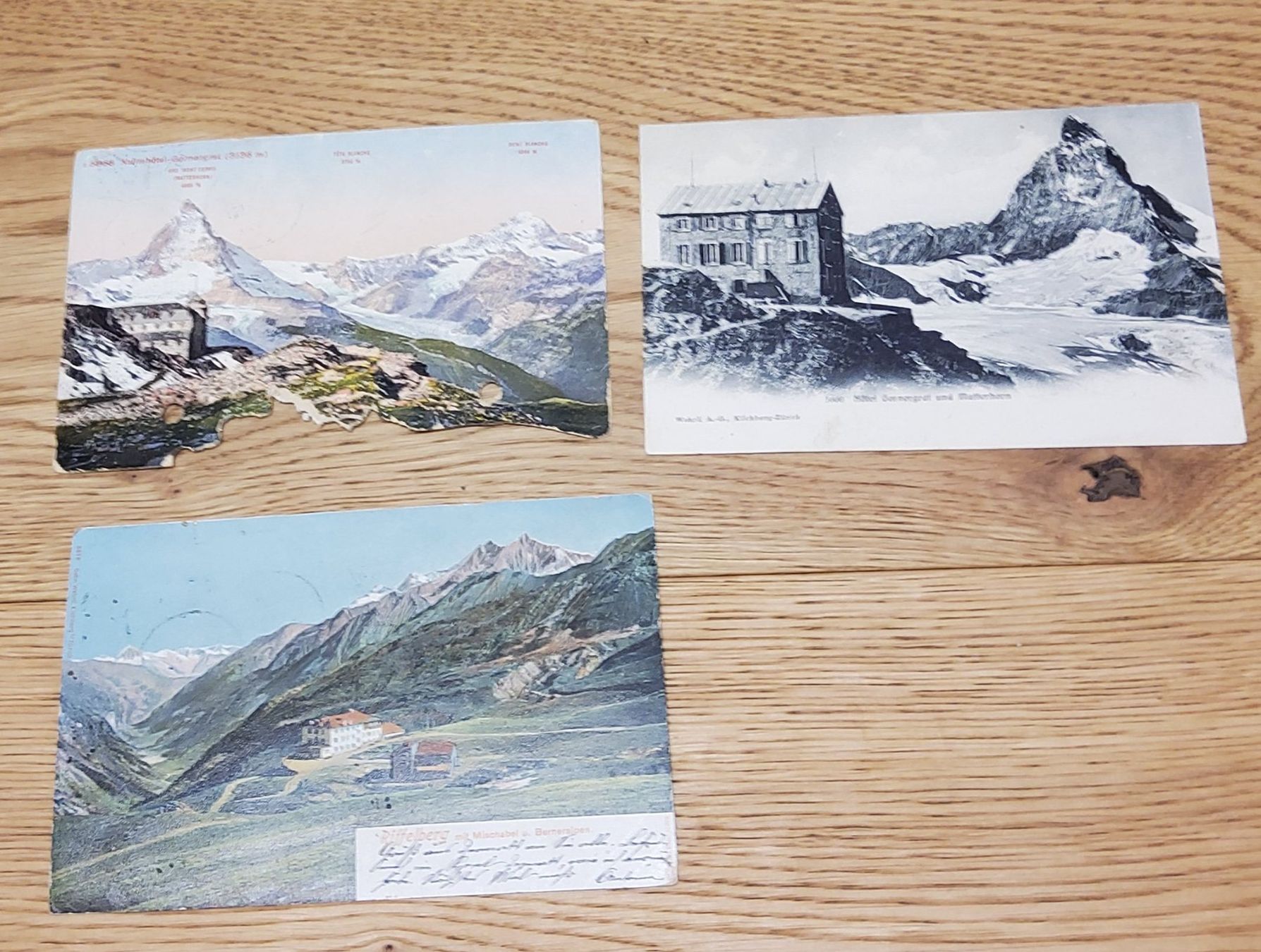 Cartes postales: 3 Postkarten: 1905, 1909, 1910 – D'occasion à Naters par 3904Naters