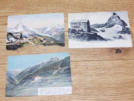 3 Postkarten: 1905, 1909, 1910