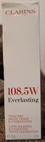 2 Fonds des teint Clarins Everlasting 108.5W Neuf