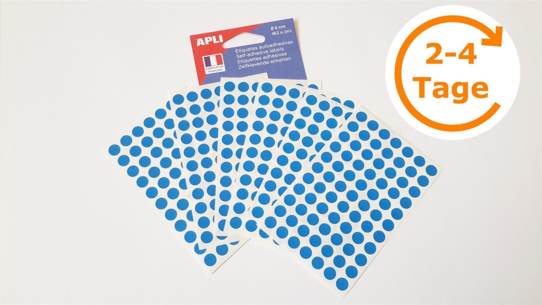 Sticker: Markierungspunkte, blau, 8mm, 462 Stück – Nuovo e nell'imballaggio originale da St. Gallen venduto da cointec