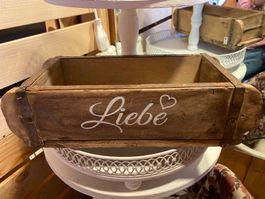 DEKO -HOLZ SHABBY CHIC *LIEBE*