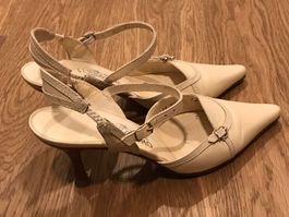 FERRAGAMO Shoes/Sandals creamy white leather