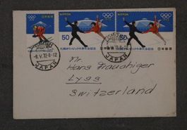 Briefumschlag von Japan / 1972 / gelaufen