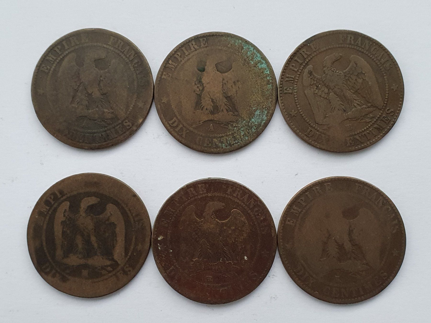 Tutti le monete: 6x 10 Centimes Lot Nr 5 – Usato da Pravidondaz venduto da LVtik