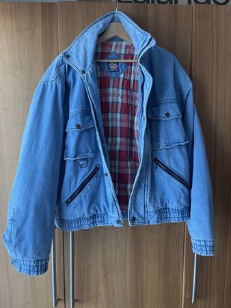 Vintage Mack Rugged Wear Jeansjacke, gefüttert, Gr. L