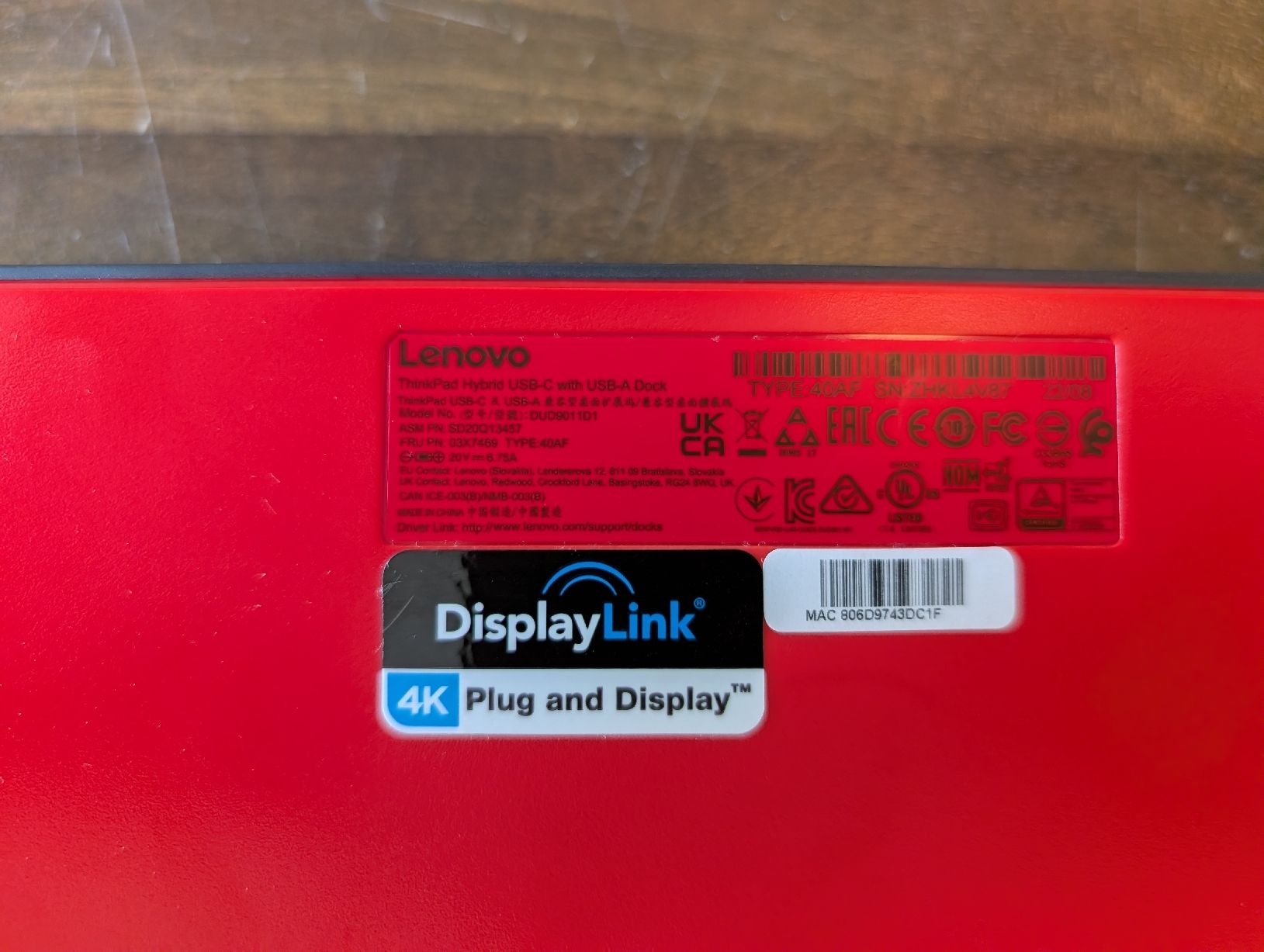 Lenovo Docking station: Dockingstation Lenovo USB-C Thunderbolt – Nuovo (secondo la descrizione) da Sursee venduto da Sen.Lu 3