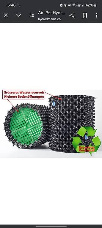 Vasi per fiori: Blumentopf 12.5 Liter Air-Pot Hydro CBD – Usato da Hitzkirch venduto da miguman72