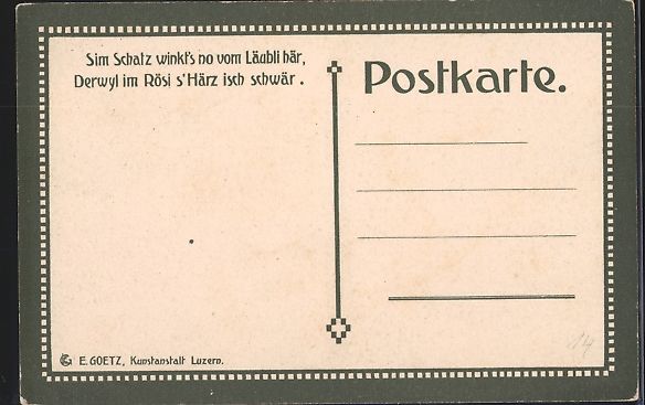 Foto, Lettere & Cartoline: Schweizer Soldaten reiten durch ein Dorf – Usato da Berlin venduto da bartko-reher 1