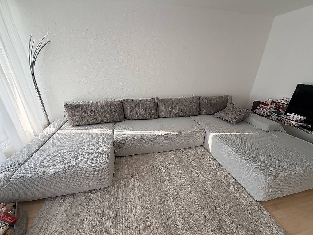 Divani: Schnittsofa U-Form groß grau gebraucht – Usato da Burgdorf venduto da lap_n86g 2