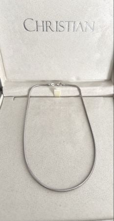 Schlangenkette in Weissgold 750/18K