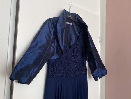 Abendkleid dunkelblau Grösse L / Grösse XL