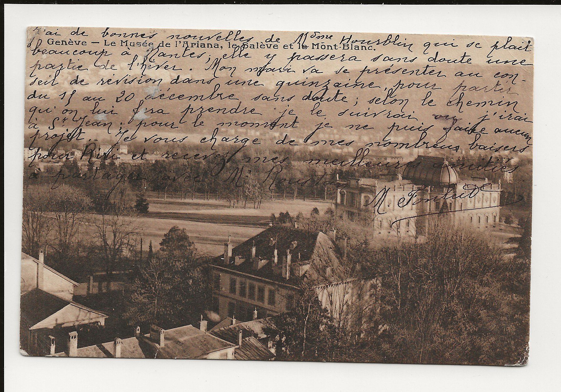Cartes postales: AK 1911 Genf Museum Ariana – D'occasion à Greifensee par 315WDO
