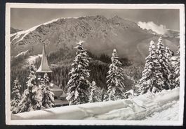 AK Arosa: Scharücken in Neuschnee