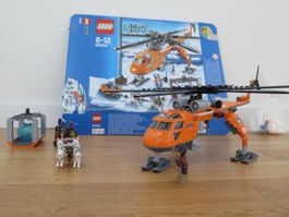 LEGO City Arktis Helikopter mit Hundeschlitten 60034