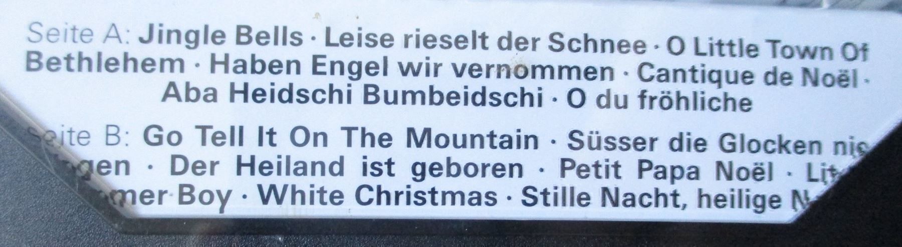 Musicassette: Fröhliche Weihnachten / MC unbespielt – Nuovo (secondo la descrizione) da Flumenthal venduto da novbra 1