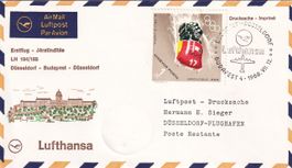 Erstflug Lufthansa Budapest - Düsseldorf 1968