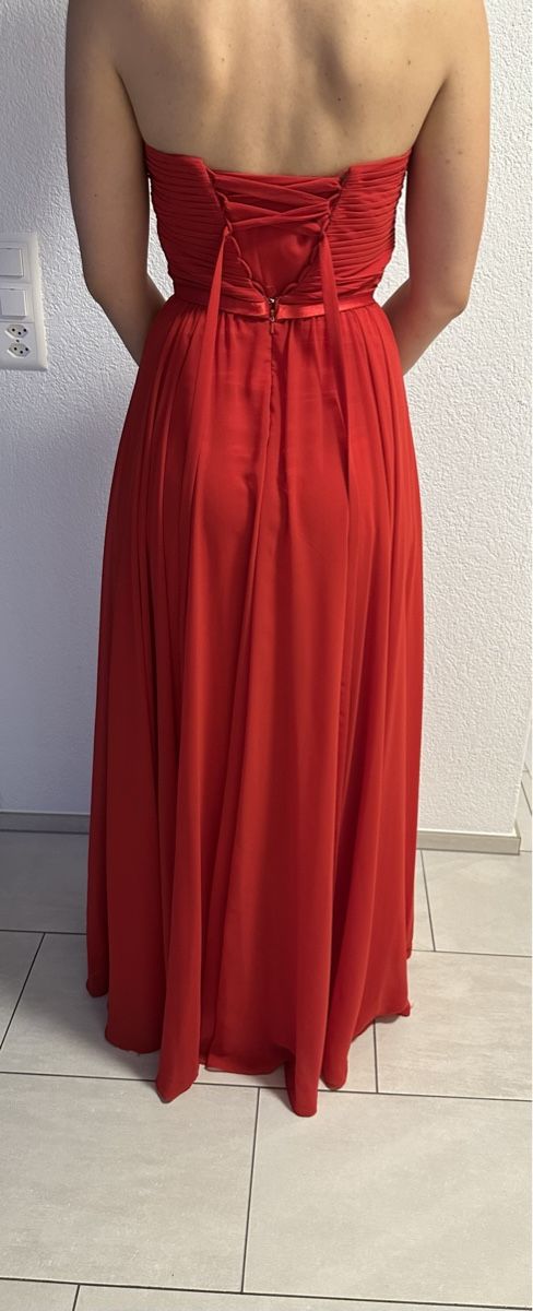 Vestiti: Abendkleid Rot Grösse S/M – Nuovo (secondo la descrizione) da Erlinsbach SO venduto da Topf12 1