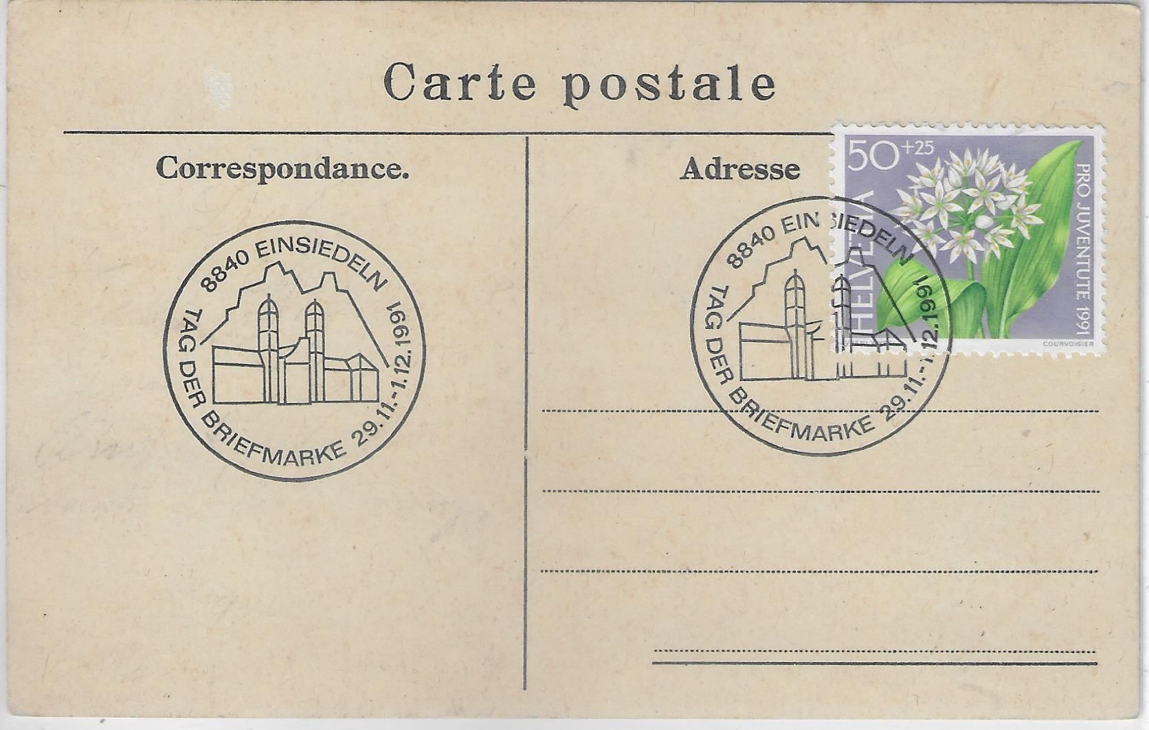 Cartoline postali: Stift Einsiedeln - Altar der Studenten- – Usato da Ettingen venduto da Kartenplanet 1