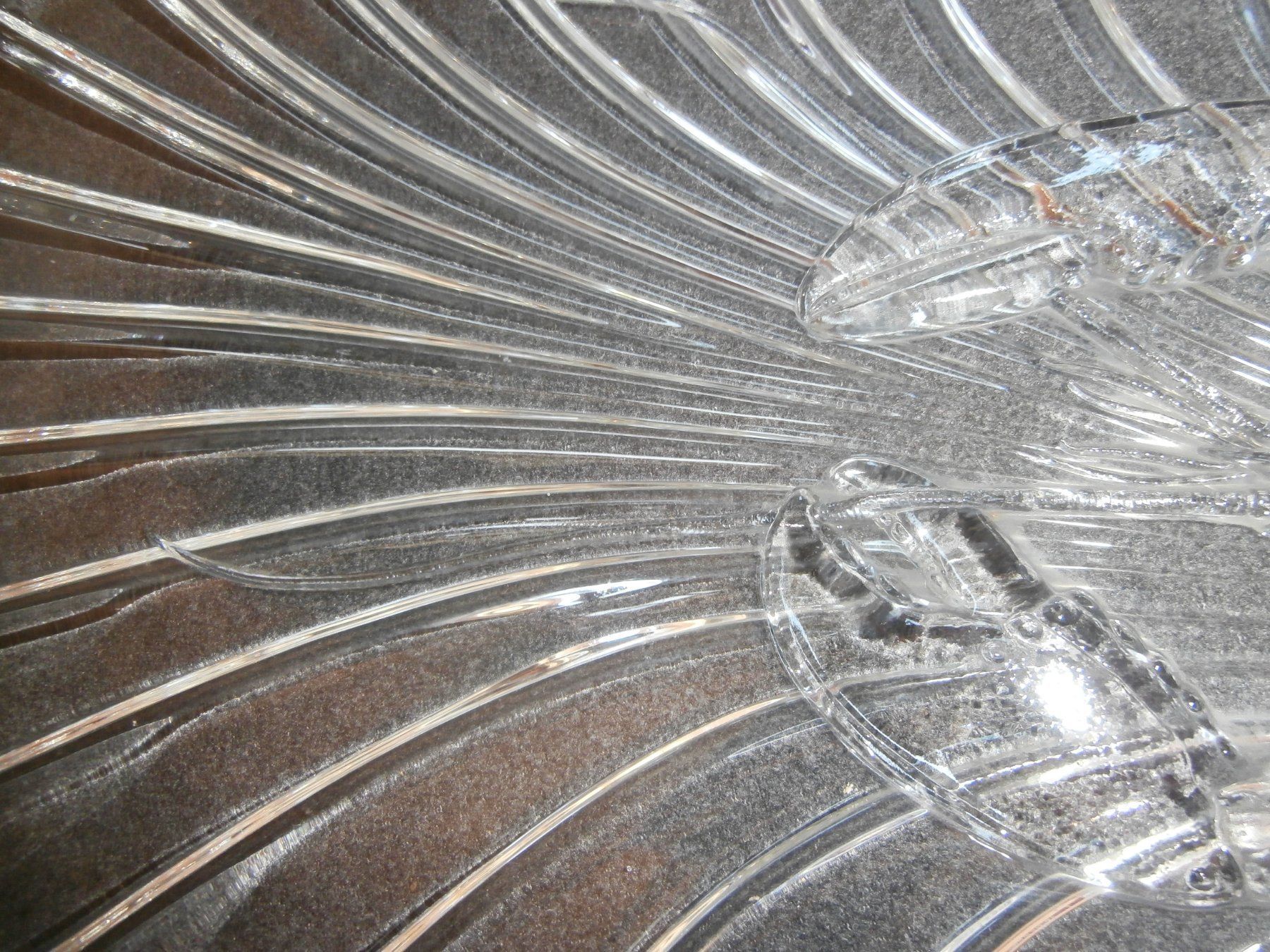 Walther Glas Servierplatten: Hummer Servierschale-Servierplatte Glaskristall Walther – Gebraucht aus Rüschegg-Heubach von Ofen111 4