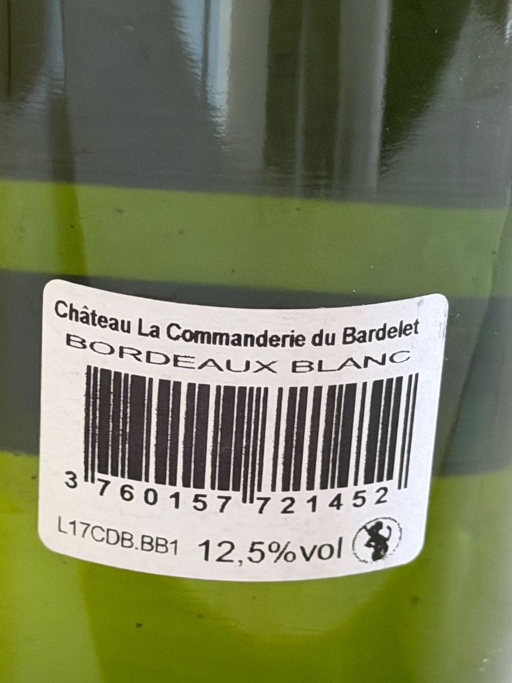 Vino: BORDEAUX BLANC Château La Commanderie du Bardelet 2017 – Nuovo (secondo la descrizione) da Roche VD venduto da luc_jwm5 4