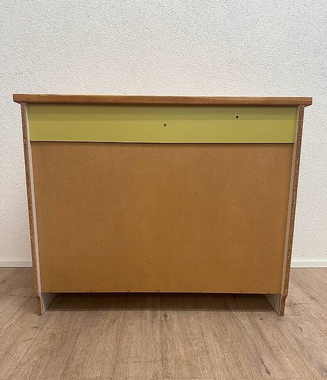 Kommoden: Küchen-Sideboard Weiß mit Holzabdeckung & Stauraum – Gebraucht aus Obernau von Arche_Noah_Brocki 8