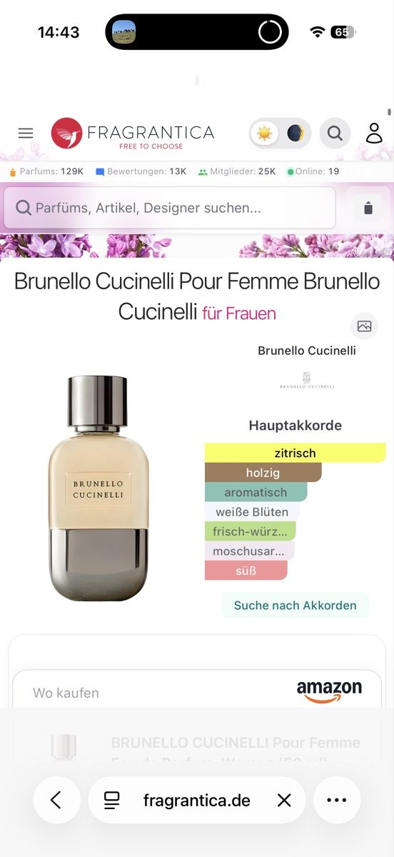 Parfum & Eau de Toilette: Brunello Cucinelli pour Femme,2 ml – Gebraucht aus Sursee von nri_g5z8 1