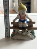 Figur Jungen mit Katze Made in Occupied Japan Keramik(I27)