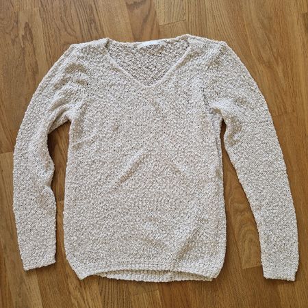 Only Pullover Beige Gr. S, angenehm leicht