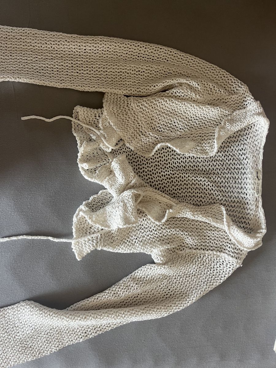 Pull&Bear Jacken: Pull&Bear Sommer Strickjacke, creme, Gr. S, neuwertig – Neu (gemäss Beschreibung) aus Zürich von Zhau.53 1