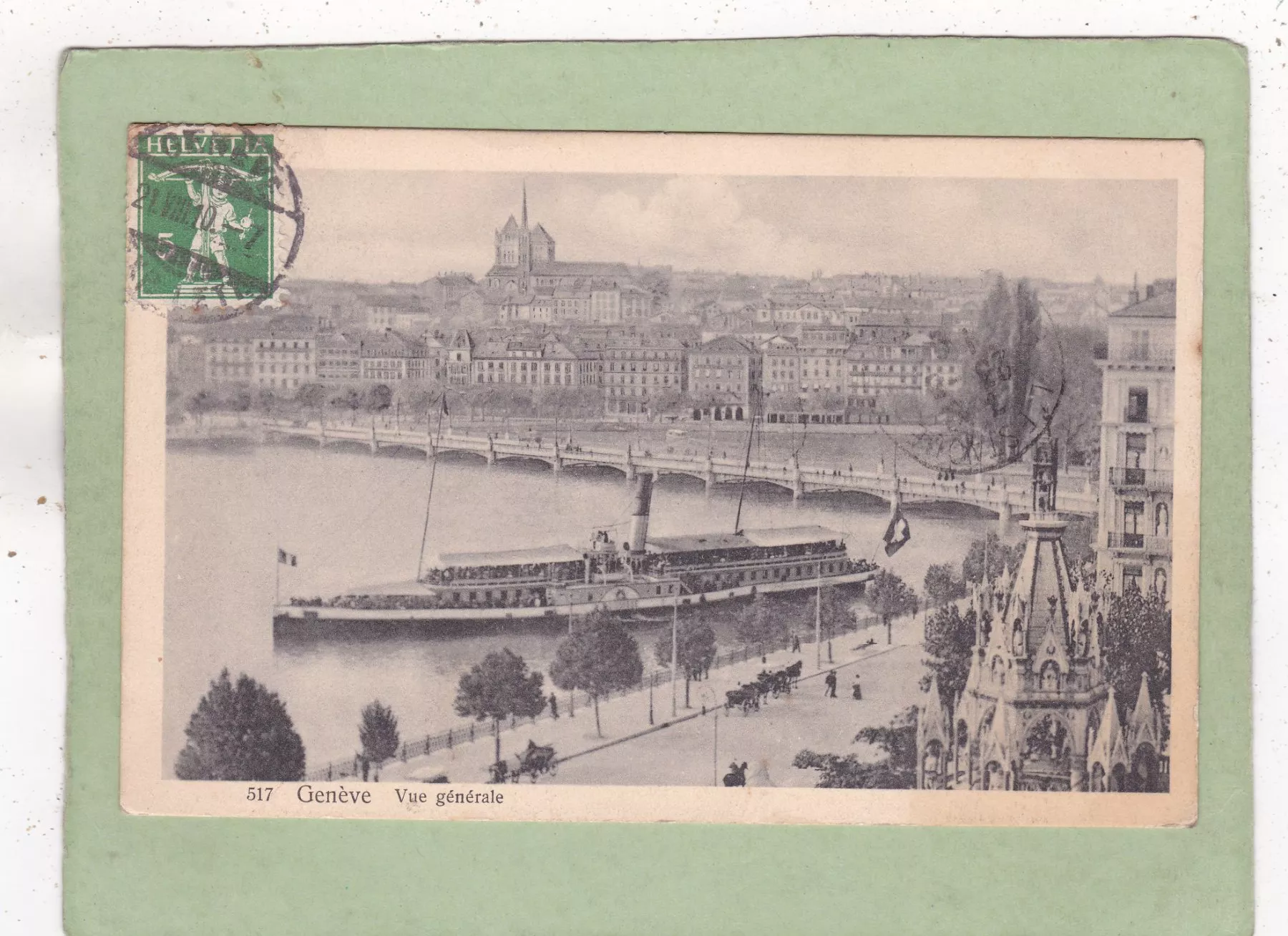 Cartoline postali: Genève 1910 – Usato da Herisau venduto da Lisegrat2008