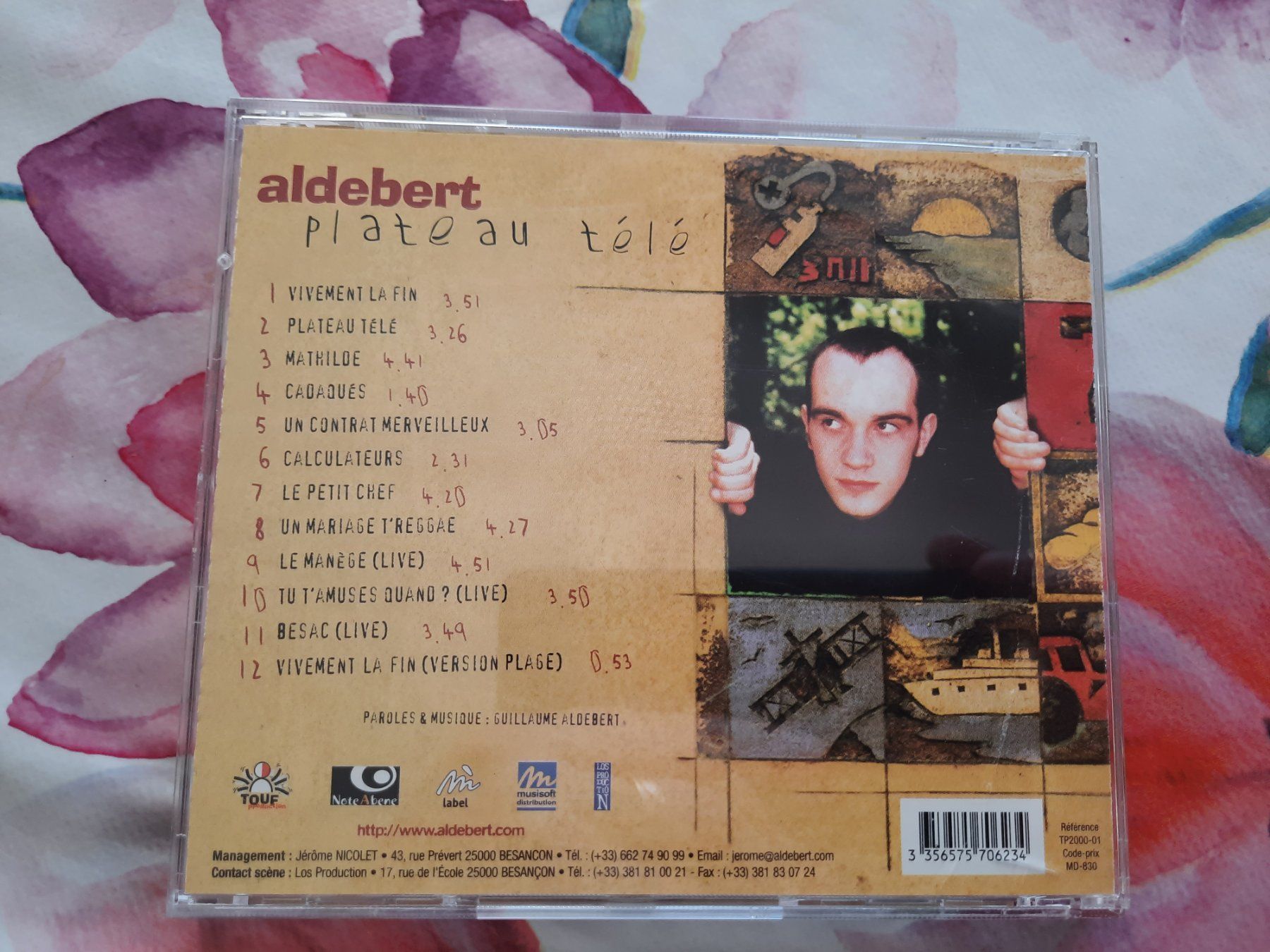 CDs: CD - Aldebert - Plateau Télé – D'occasion à Pully par bro_n52j 2