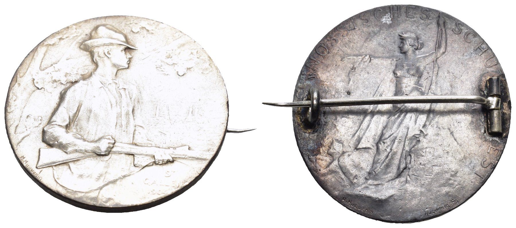 Medaillen: St.Gallen 1904 Schützen – Gebraucht aus Bern von numismatictops