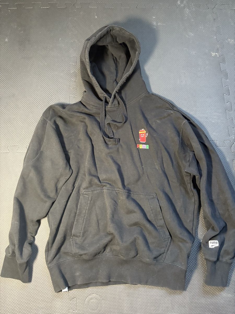Puma Maglioni & Felpe: Pull Puma noir, Taille M, motif sympa – Usato da Courchavon venduto da dyl_jqw9