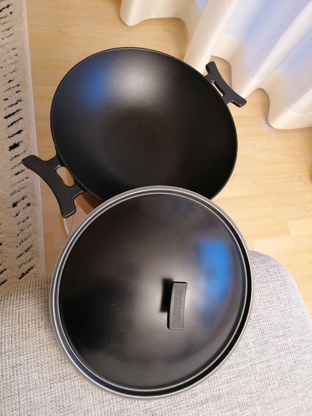 Padelle: Wok "Landert" Gusseisen – Usato da Kaltbrunn venduto da Pitschifan