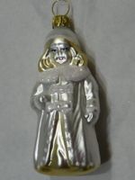 Mädchen mit elfenbeinfarbenem Kleid Christbaumschmuck