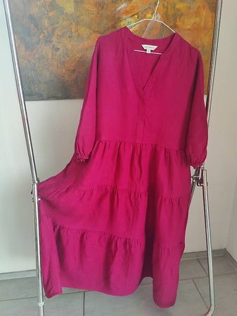 Longue robe fushia M&S (Autograph) - Taille XXL