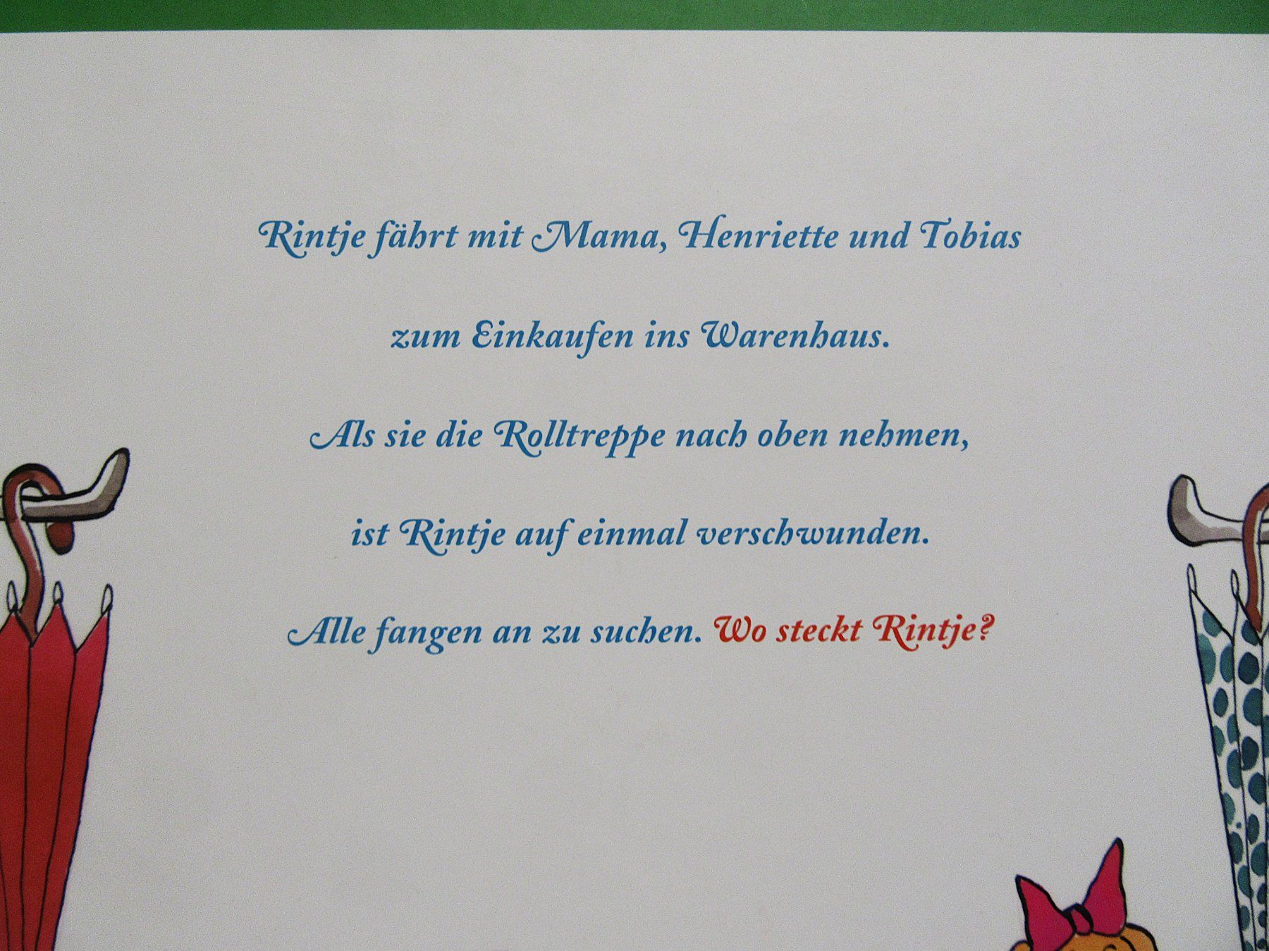 Livres: Wo steckt Rintje ? - Bilderbuch von Sieb Posthuma – D'occasion à Auenstein par Padabimbim 1