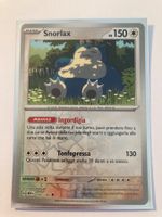 Snorlax Reverse Holo Pokemon 151 - IT Italian