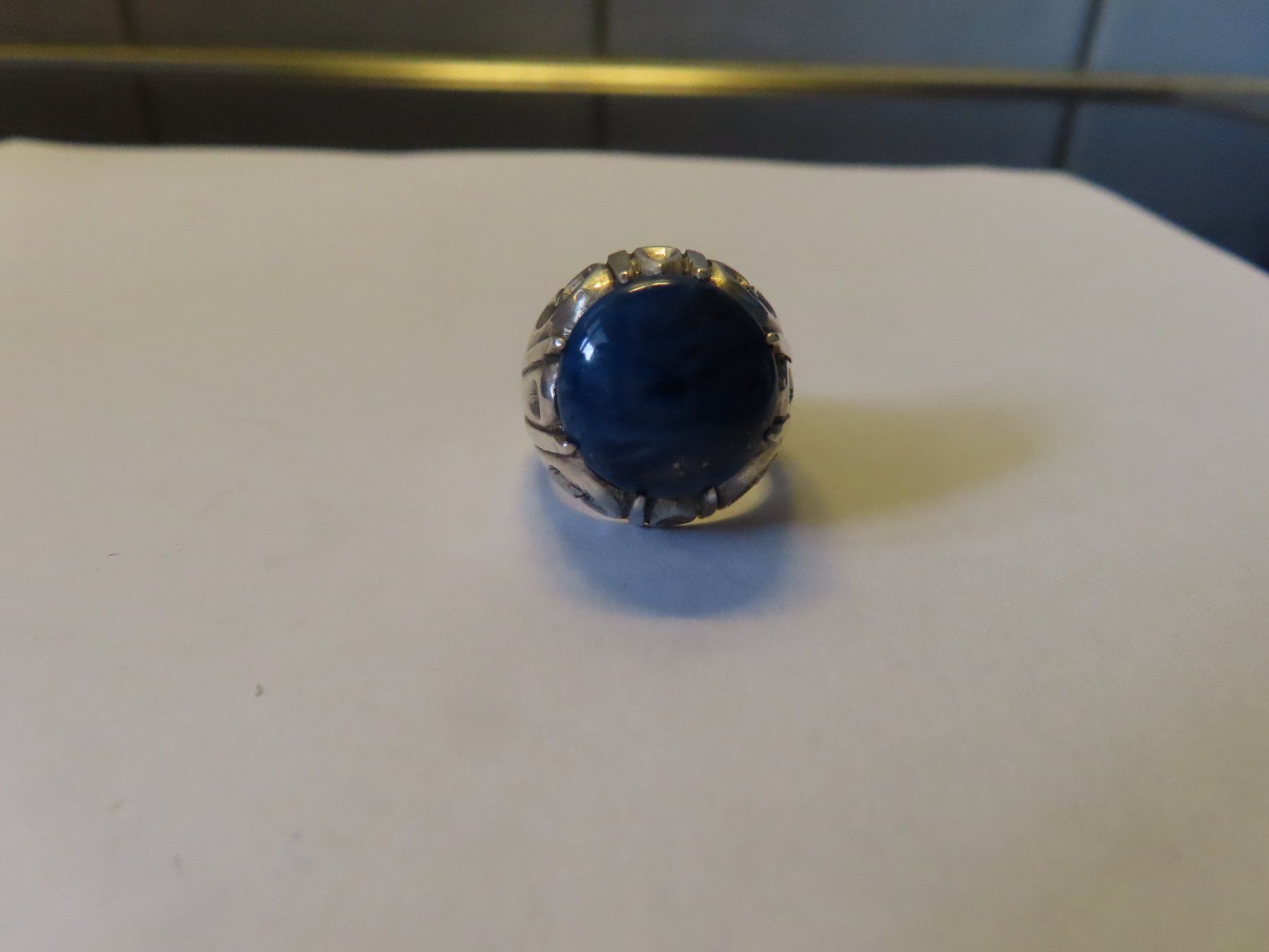 Anelli: Silber Ring Mit Lapislazuli – Usato da Rüfenacht BE venduto da mada05