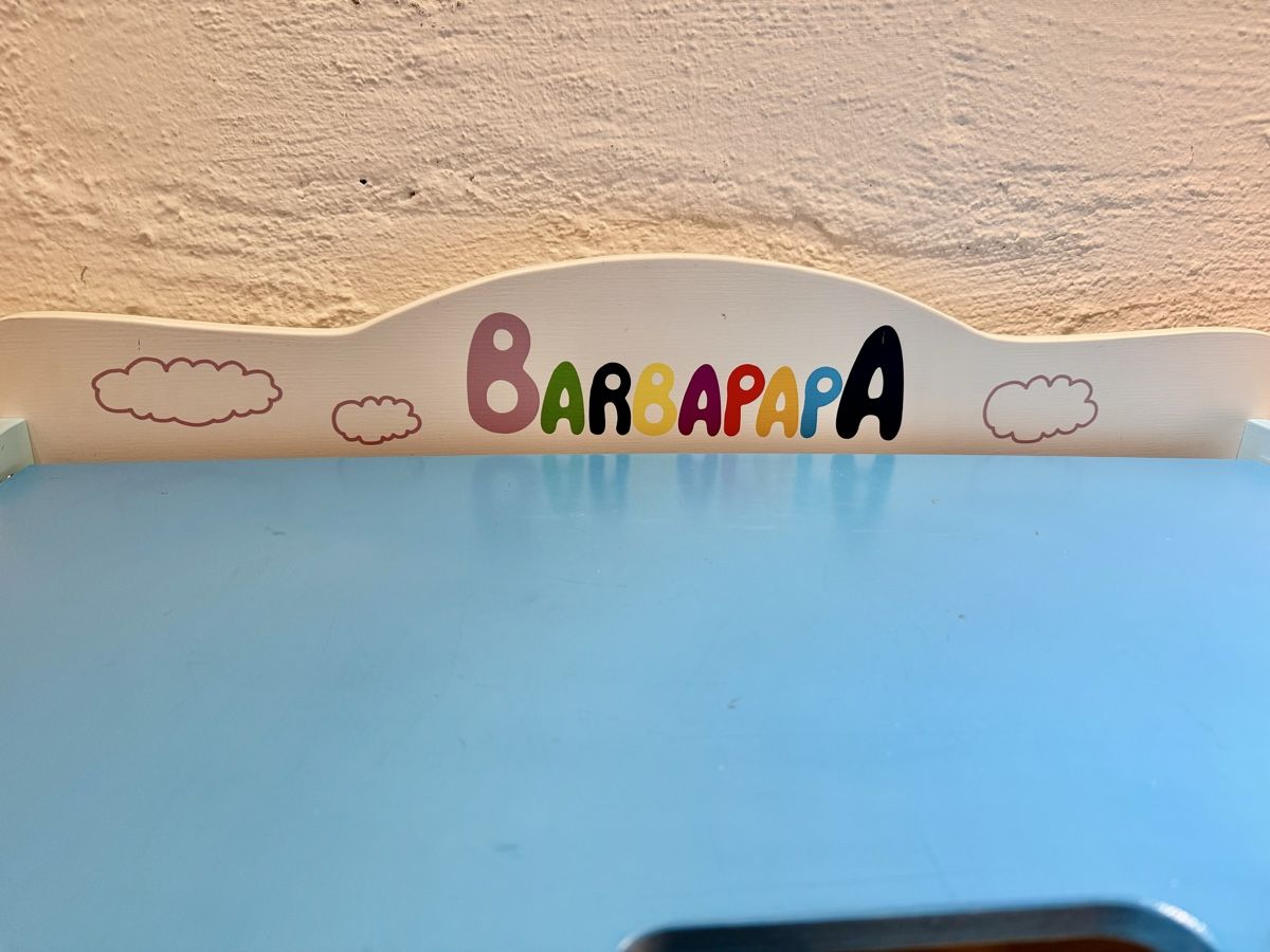 Cassapanche: Spielzeugtruhe Barbapapa Holz – Usato da Forch venduto da Tchoupitoulas 5