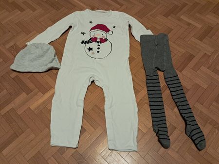 Pyjama garçon/fille avec 1 bonnet et 1 colllant taille 104