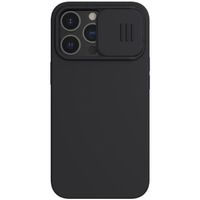 iphone 13 pro - coque silicone camshield noir