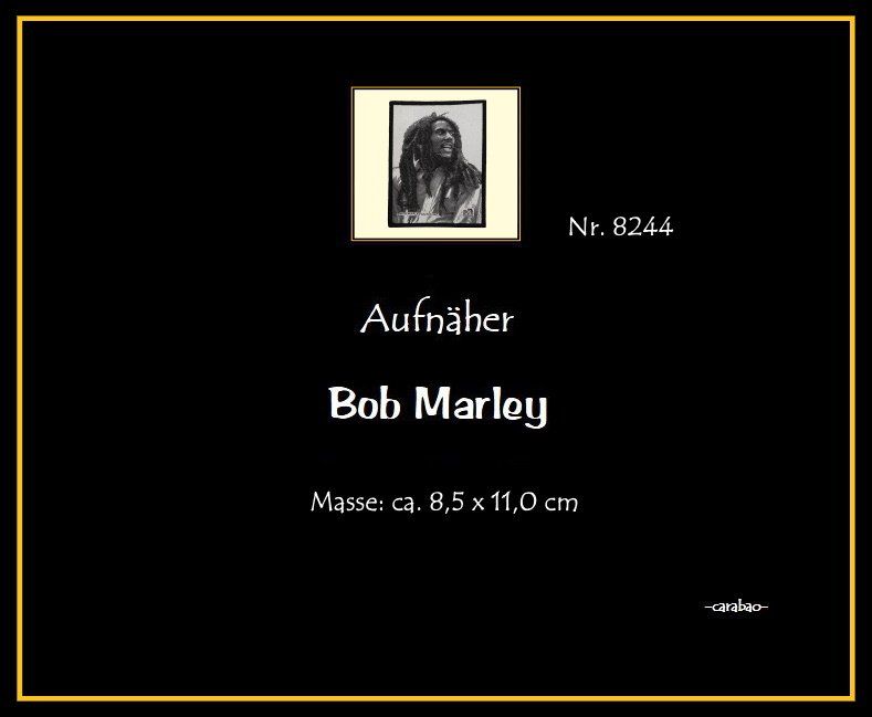 Toppe: Aufnäher Bob Marley - Nr. 8244 – Nuovo (secondo la descrizione) da Winterthur venduto da --carabao-- 3