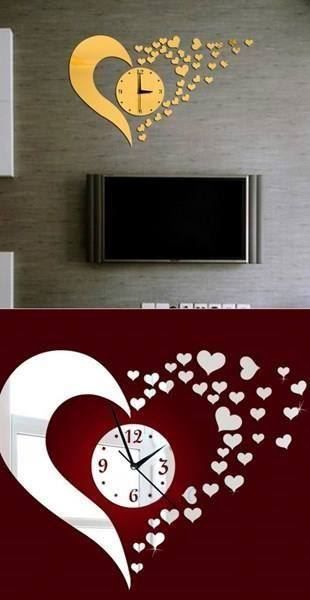 Aufkleber: Stickers Horloge miroir coeur – Neu und originalverpackt aus Gurmels von Swisspod 1